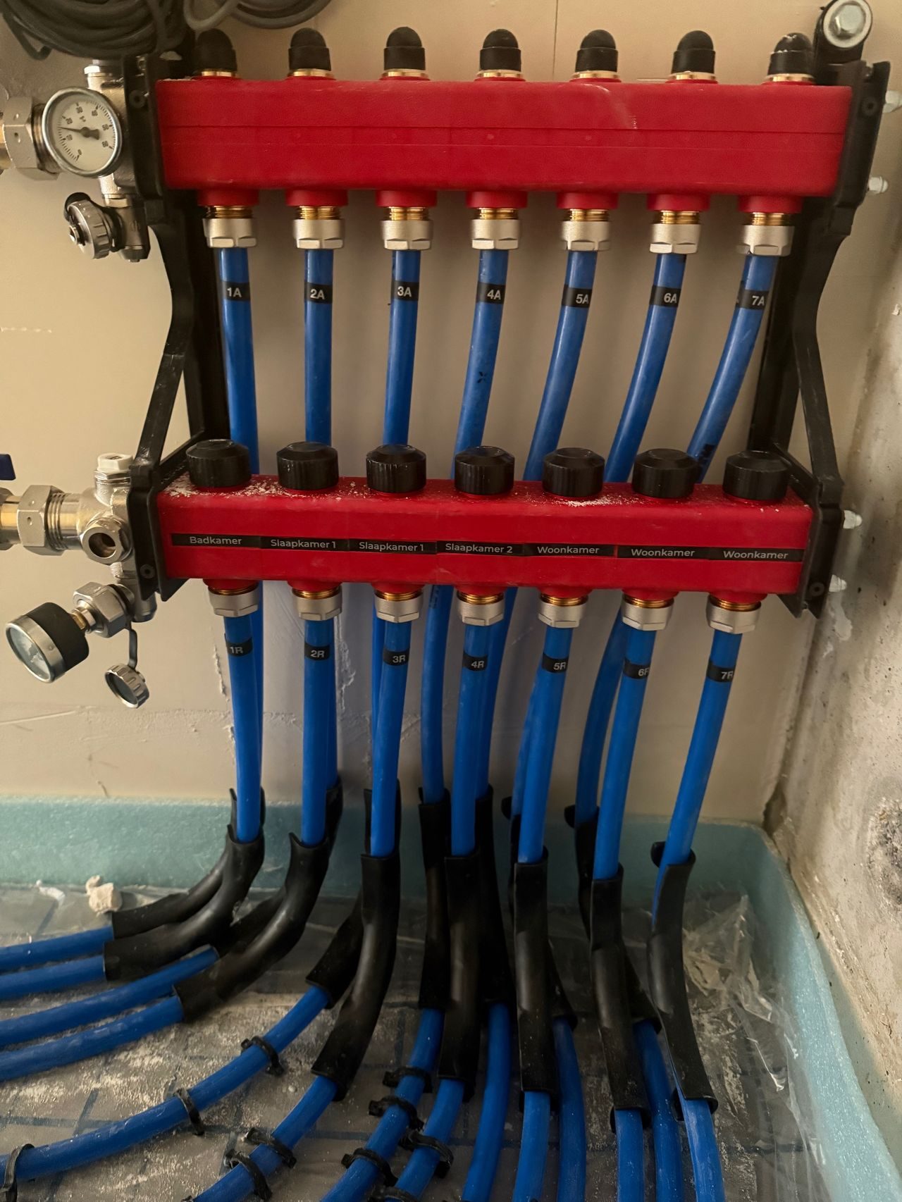 Nieuwbouw vloerverwarming