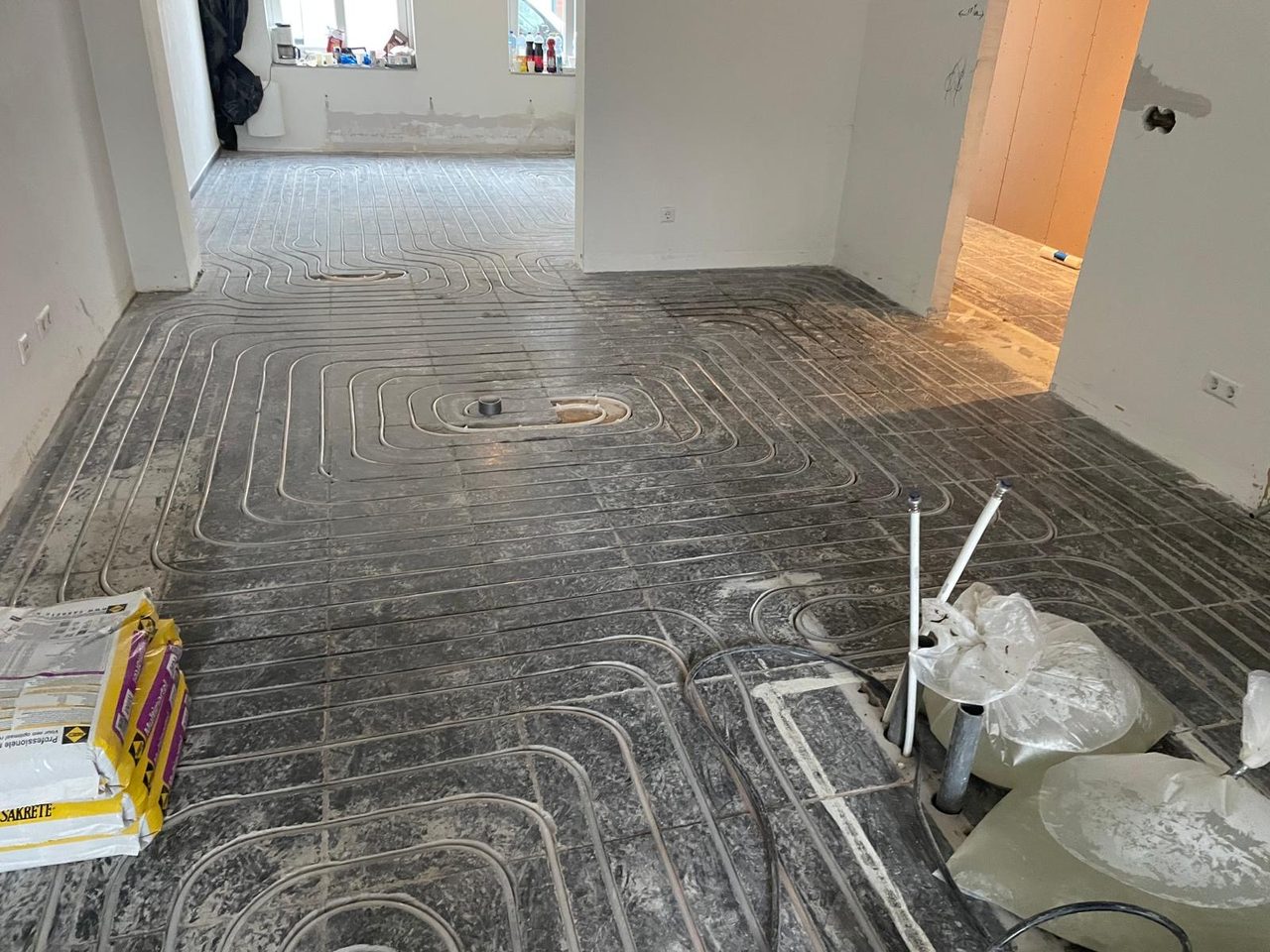 Woning Halsteren — vloerverwarming 4